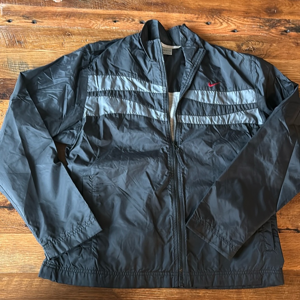 Nike boys Black Jacket windbreaker L 12-14